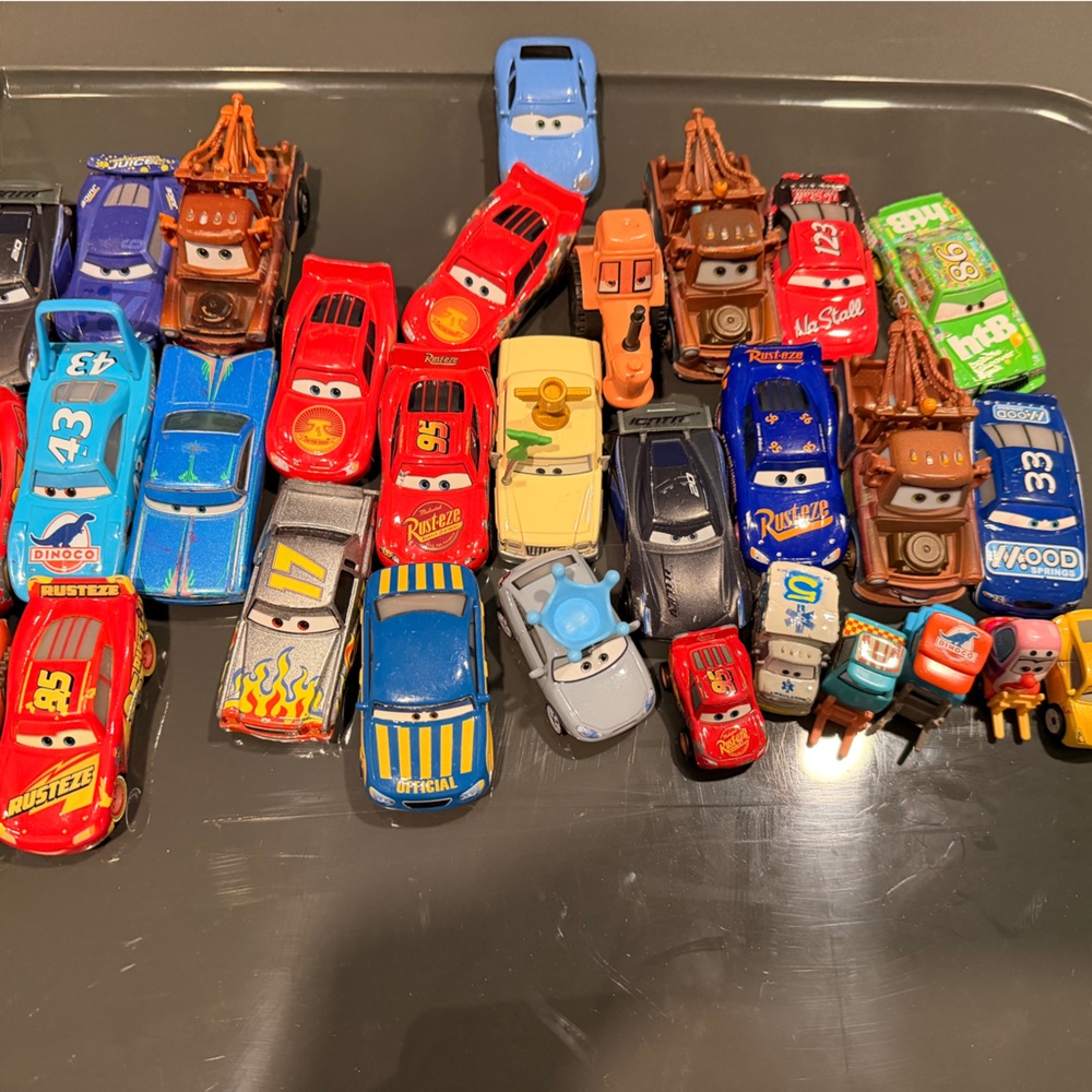 34 Assorted Cars Characters Toy Cars by Pixar Disney